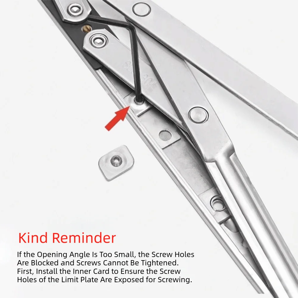 Stainless Steel Window Lock Wind Support Non Punching Wind Support Limit Plate Limit Plate Lock Mechanism Portable Limit Lock