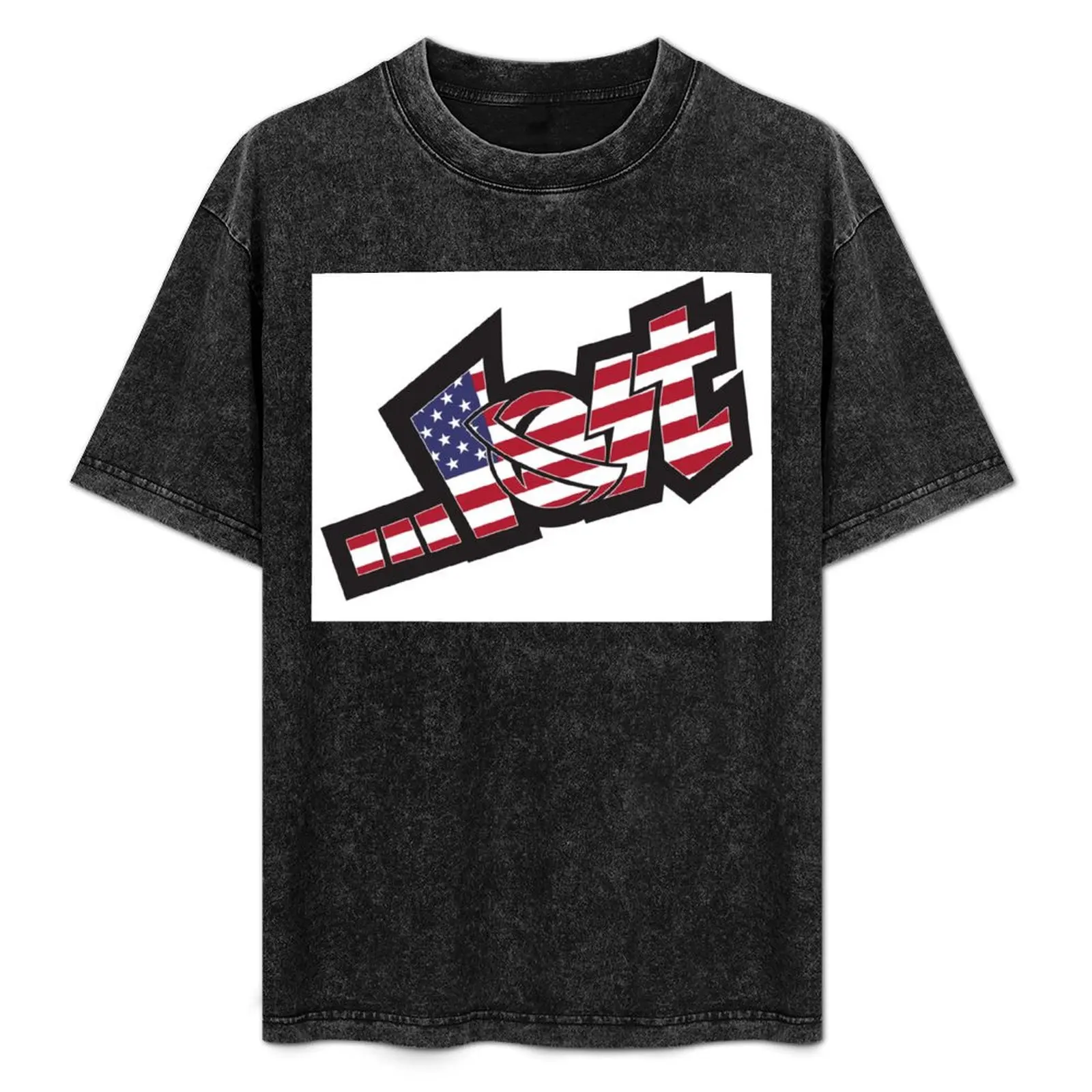 

Lost Surfboards Lost American Flag Lost Mayhem Surf T-Shirt Plus Size Workout Short Sleeve Top
