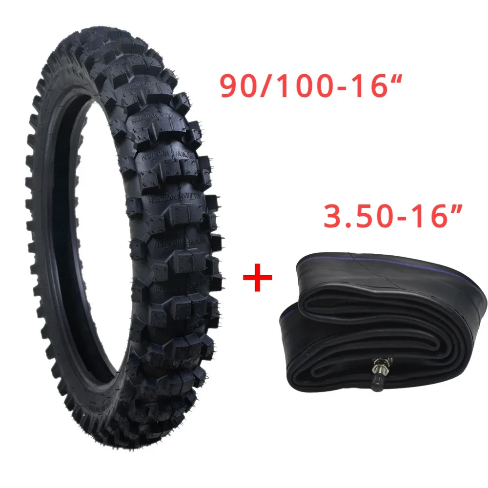 

TDPRO 90/100-16 16" Tire Tyre + 3.50-16 Tube fit Pit Dirt Bike Pocket Quad ATV Scooter