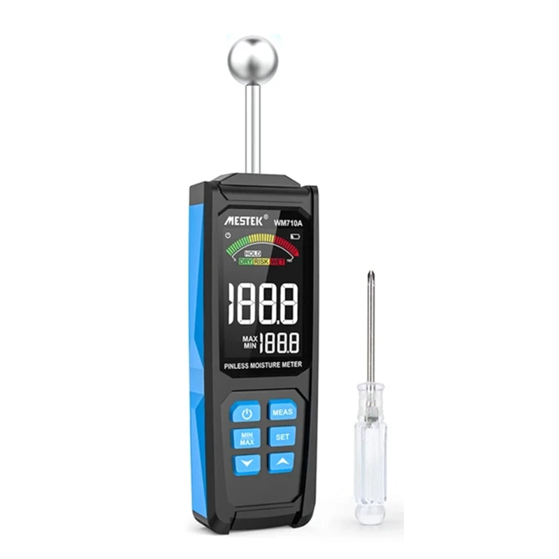 MESTEK Wood Moisture Detector Non-Contact Moisture Tester Moisture Tester Functional Humidity Tester