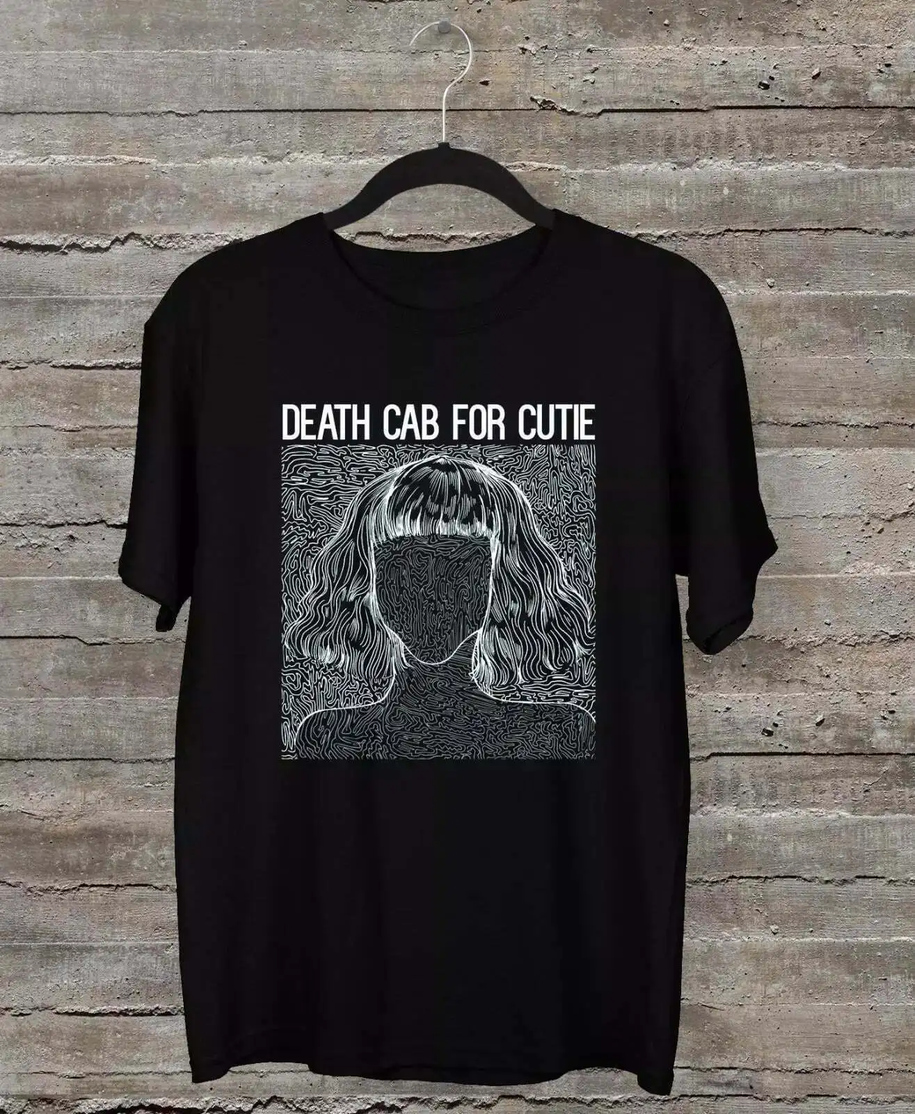 Death Cab for Cutie Band Cotton Black Full Size T Shirt AA1405