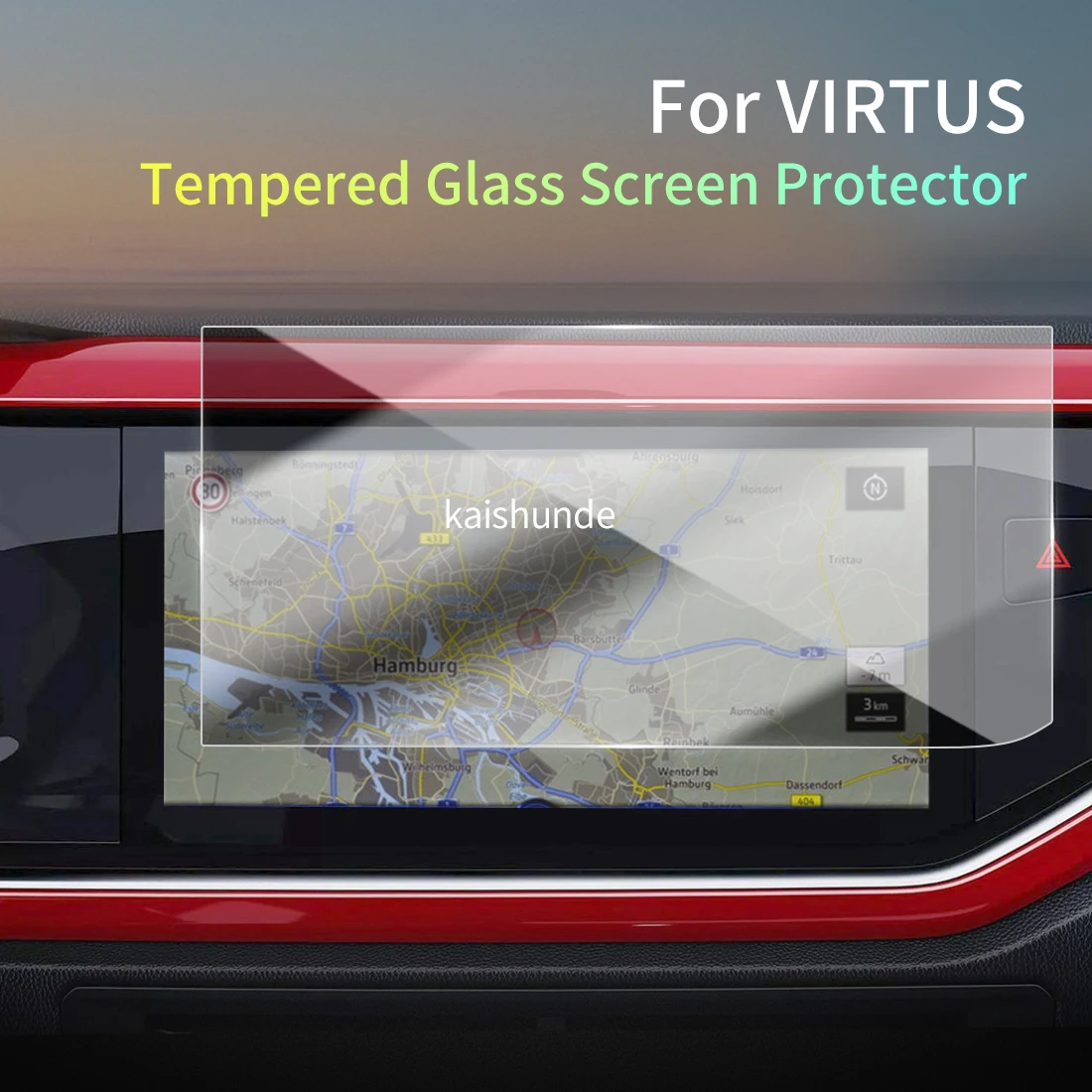 

Car Stickers Meters Protector For 26 VW VIRTUS Tempered Glass Protective Film Display Navigation Vehicle