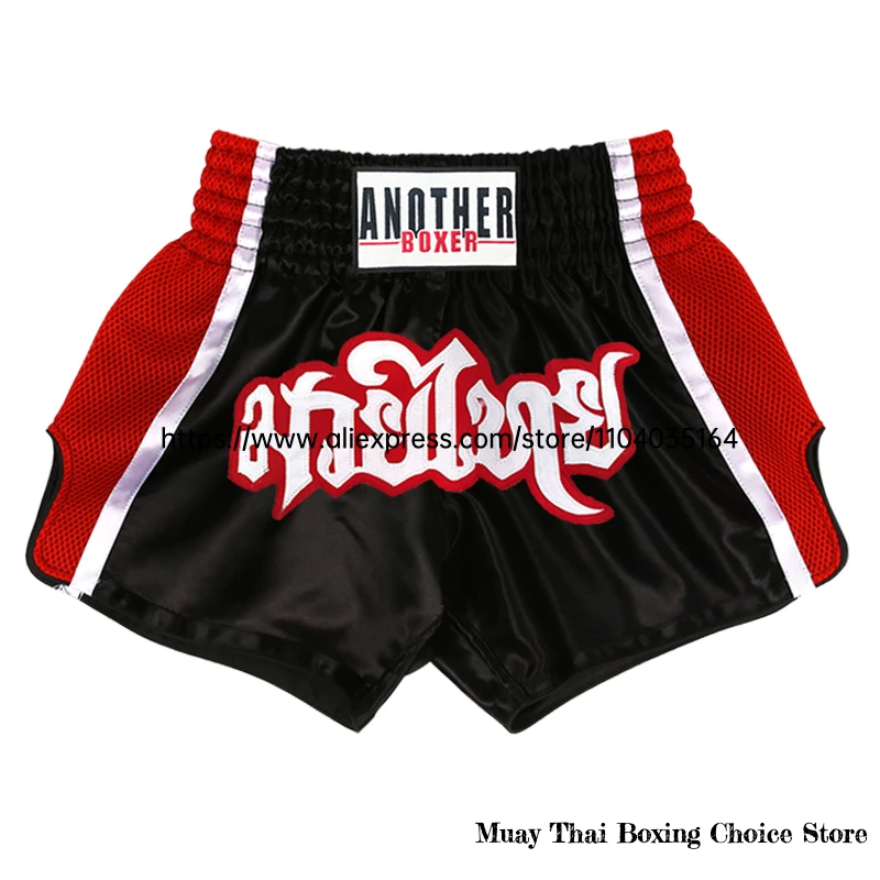 الملاكمة التايلاندية السراويل سريعة الجافة التايلاندية سراويل الملاكمة الرجال النساء الاطفال الساتان رياضة الملاكمة التدريب الملابس القتال تصارع كيك بوكسينغ السراويل