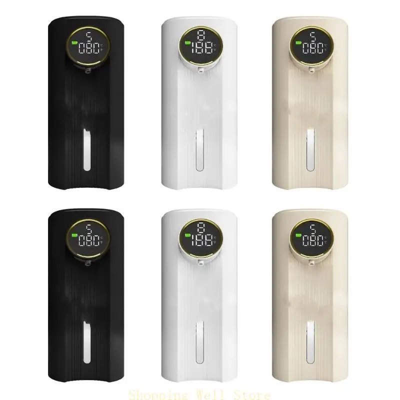 KX4B Digital Display Automatic Foam Soap Dispenser IPX6 Waterproof Bathroom Bubble Dispenser with