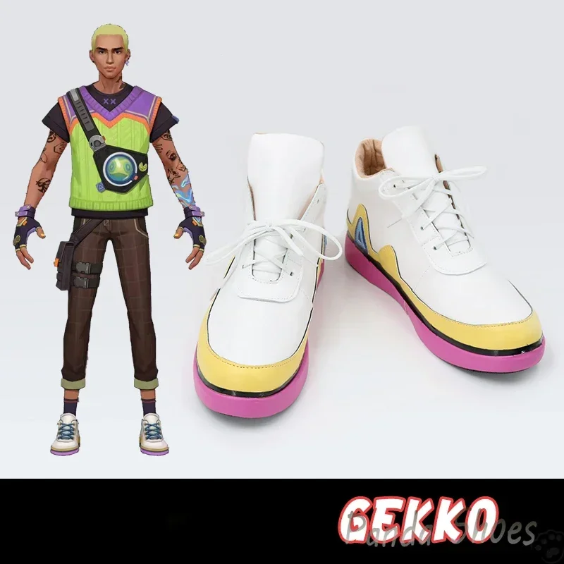 

Valorant Gekko Cosplay Shoes Anime Game Cos Sneaker Boots Gekko Cosplay Costume Prop Shoes for Con Halloween Party