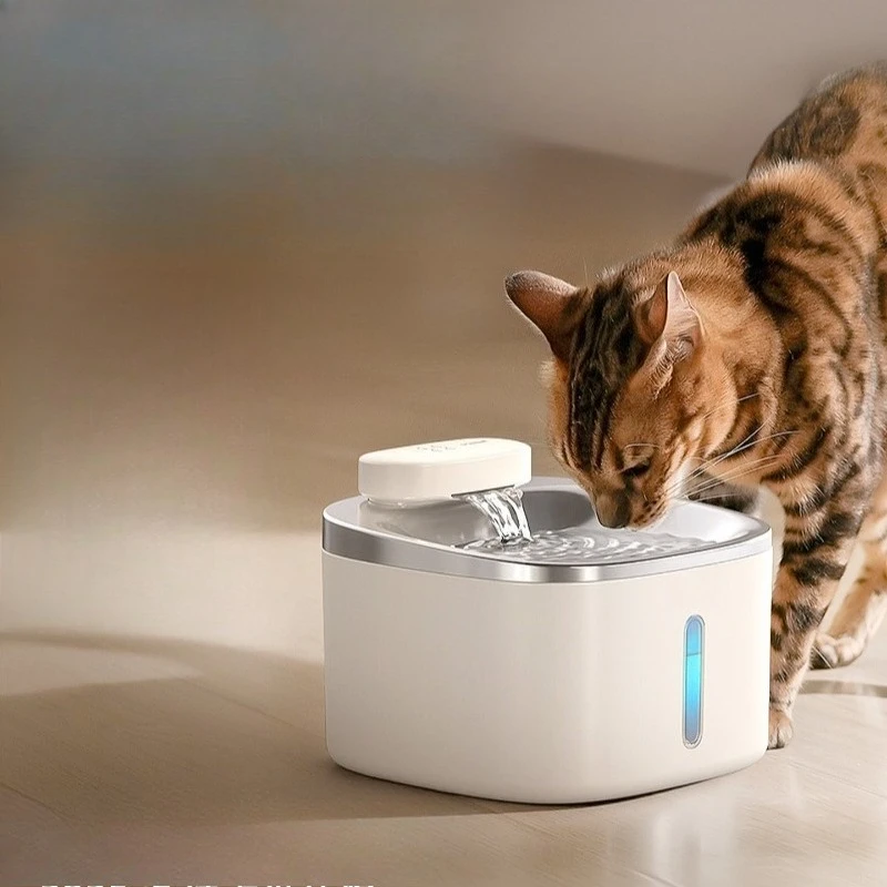 Cat water dispenser pet smart wireless water feeding unplugged pet dog smart circulating water