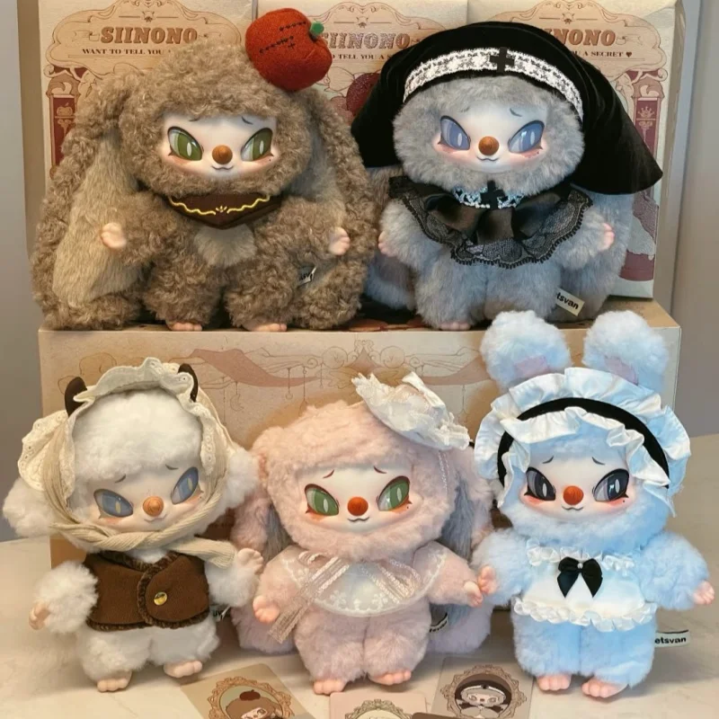 

oberono Want To Tell You A Secret Series слепая коробка oberono виниловый плюшевый кулон-сюрприз готическая кукла игрушки плюшевый модный орнамент