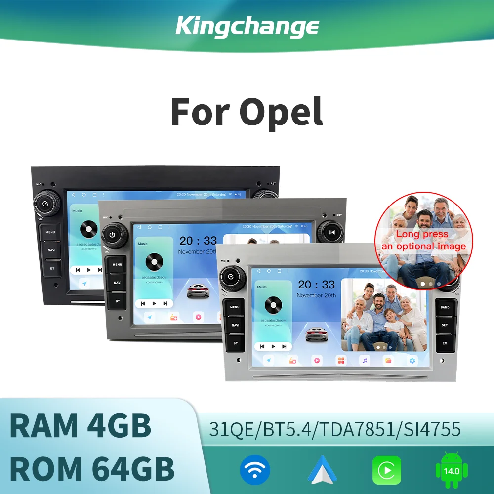 Kingchange Car Android Radio Multimedia For Opel Vauxhall Astra H G J Antara vectra c b Vivaro Signum Astra H corsa c d zafira b