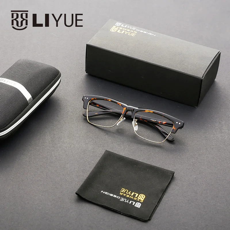 2022 Square eyeglasses eye glasses frame for men women Optical Myopia Prescription Clear glasses Retro Spectacles eyewear frames