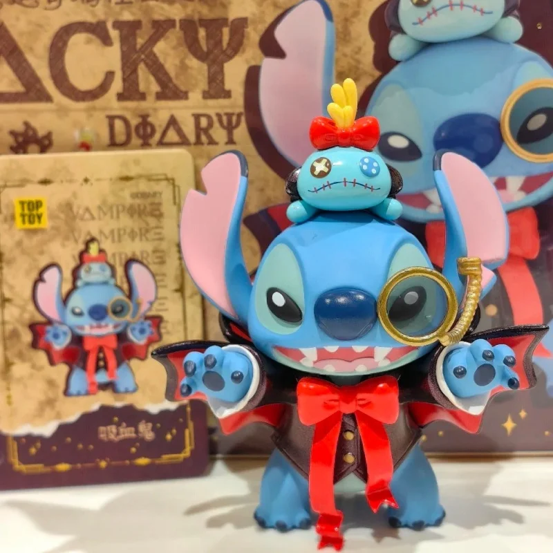 Anime Disney Stitch Weird Diary Series 2.0 Blind Box Cute Creative Doll Figure Collection Model Kawaii Action Figure Toy Gift