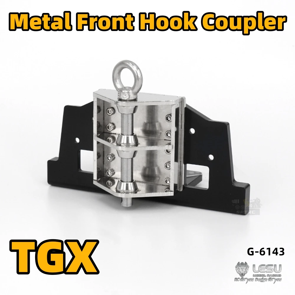

TGX Металлический передний крючок, муфта G-6143, детали бампера для 1/14 Tamiyay RC MNA, тягач, прицеп, игрушки с дистанционным управлением, автомобили