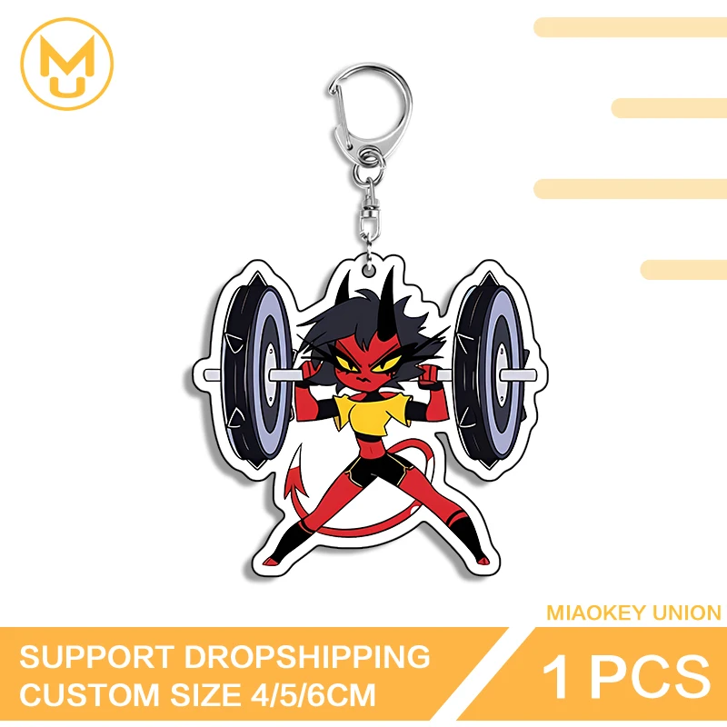 أزياء أنيمي الشكل ميلي الفني لافتة للنظر حية مزدوجة الوجهين الاكريليك كيرينغ لحقيبة الظهر الملابس قبعة مجوهرات هدايا #1