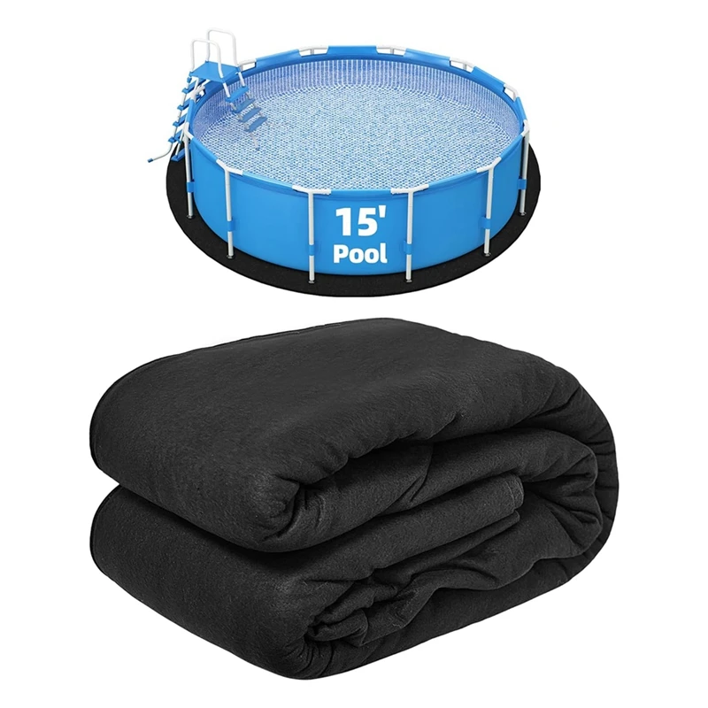 Pool Liner Pad For Above Ground Pool Liner Protects The Pool Liner From Rocks, Roots, Glass And Other Sharp Objects