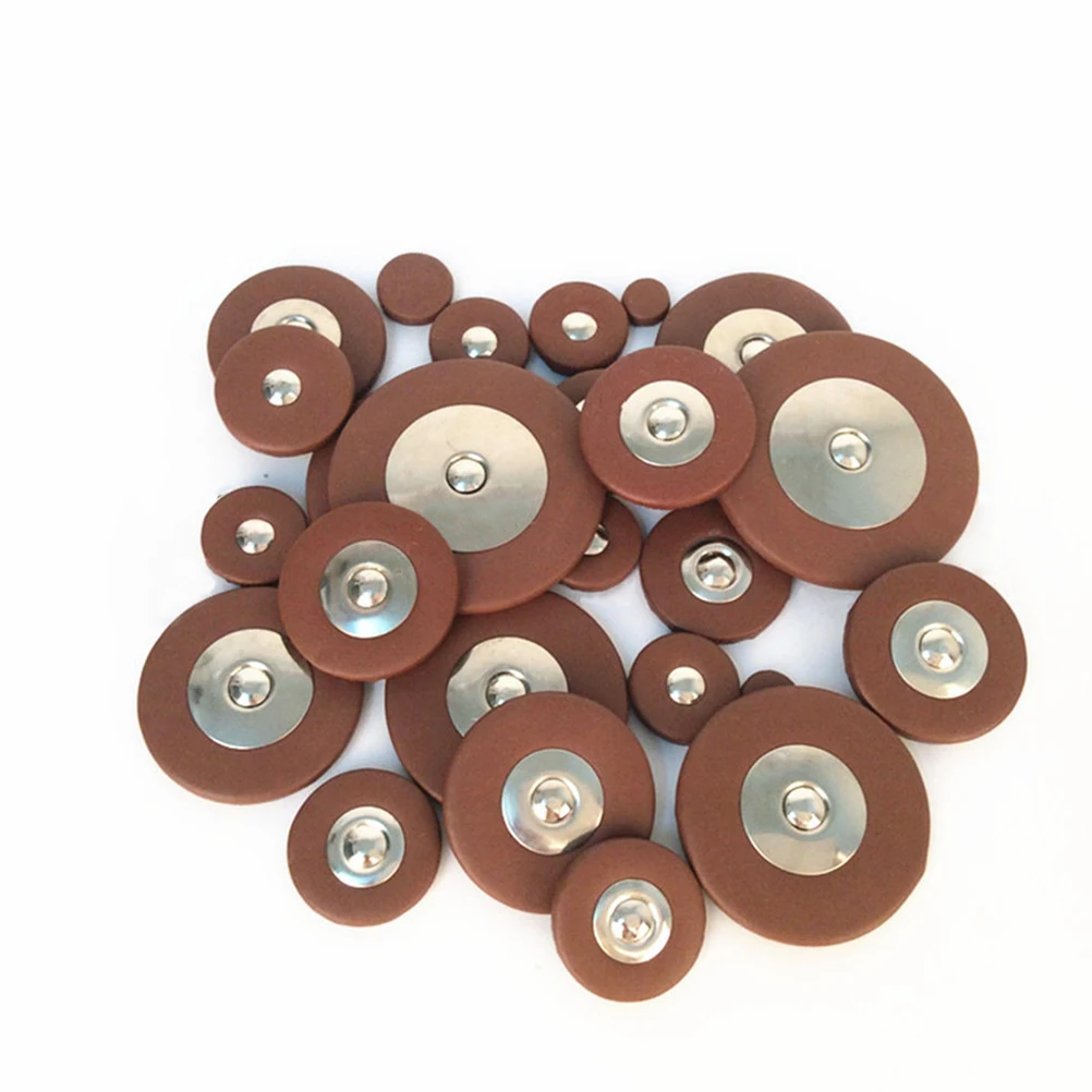 

28 Pcs Saxophone Pads Cushions Replacement Sealed Airtight Material St Model Fits Most Treble Saxophones Accessories