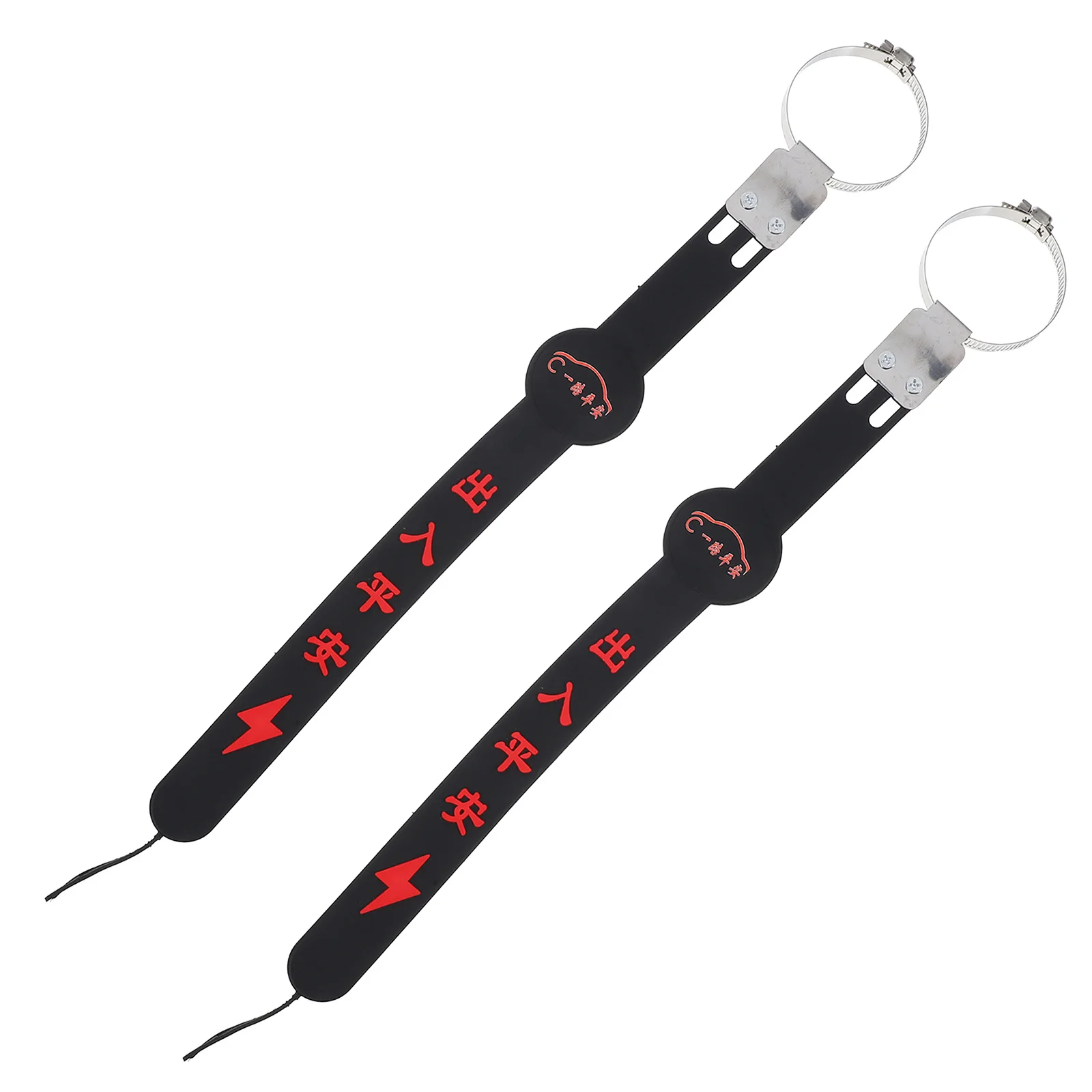 

2pcs Car Static Adjustable Auto Grounding Strap For Vehicle Safety Durable Silicone Exhaust Static Dissipater Car