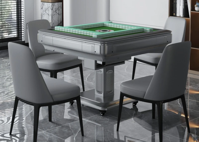 

Intelligent bass mahjong machine folding home automatic dining table dual-purpose electric mahjong table