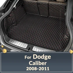 Car trunk mat for Dodge Caliber 2008 2009 2010 2011 Cargo Liner Carpet Interior Parts Accessories Cover