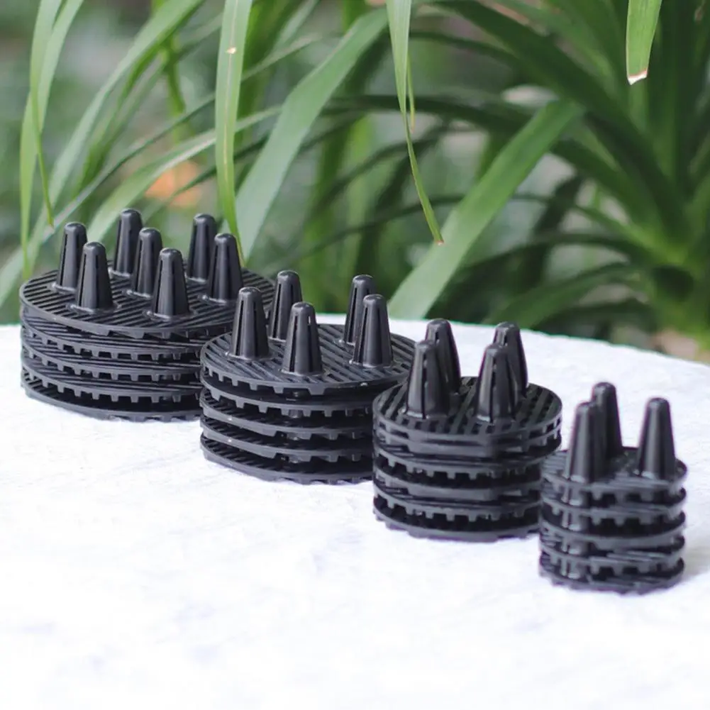 10Pcs Planter Insert Plant Risers Heavy Duty Plastic Plant Lifters Support Inserts Flower Pots Drainage Tool