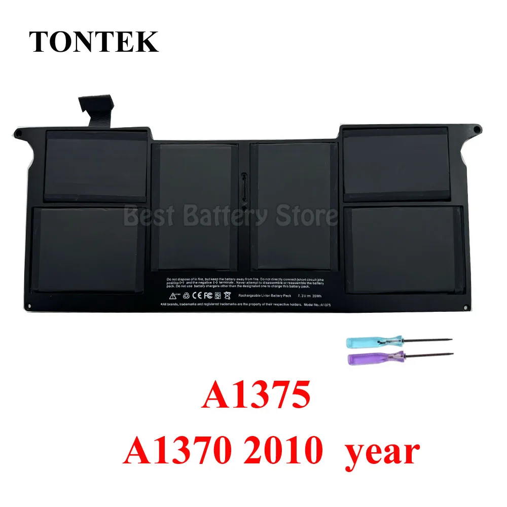 A1375 A1406 Battery For Macbook Air 11 inch A1370 2010 2011 A1465 2012 Year 020-7377-A