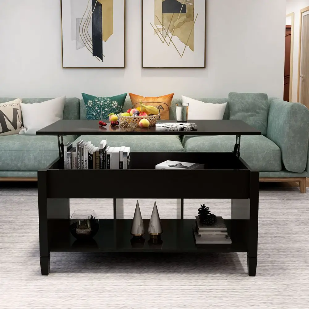 Dreamzon Lift Top Coffee Table-Black