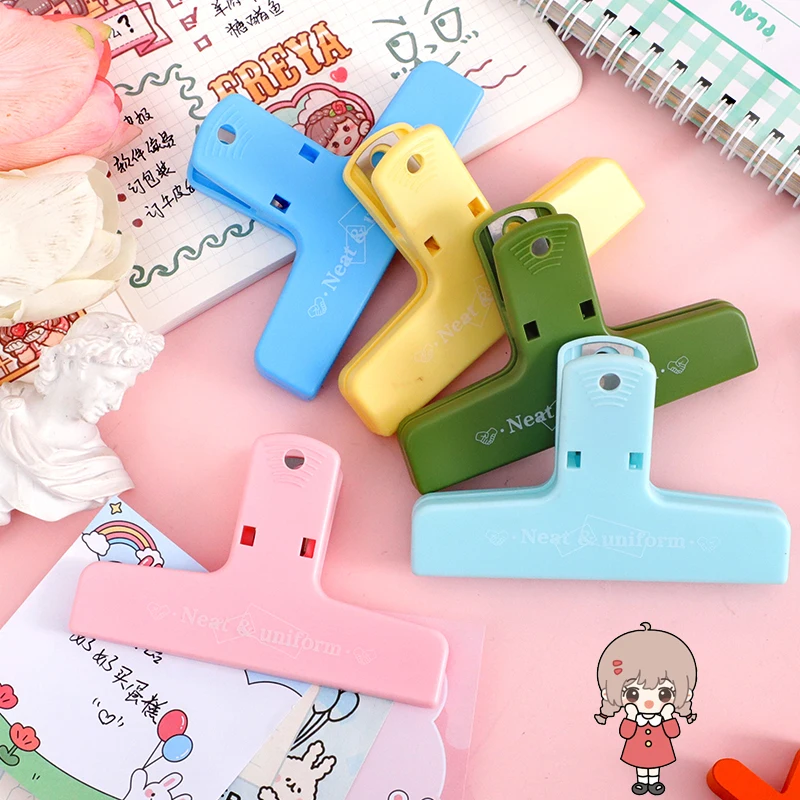 Multifunctional Magnetic Clips Clamp Paper Clips Binder Spring Clips for Memo Reminder Notes Photo Fridge School Office Supplies