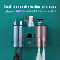 UV Toothbrush Holder, Tooth Cup, Disinfection Box, Sterilizer, Toothpaste Rack, Bathroom Accessories, Sterilizer