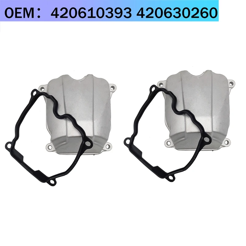 

2 Set Car Valve Cover With Gasket For Outlander Renegade Commander Maverick 330/400 650 800 1000 Spare Parts 420610393 420630260