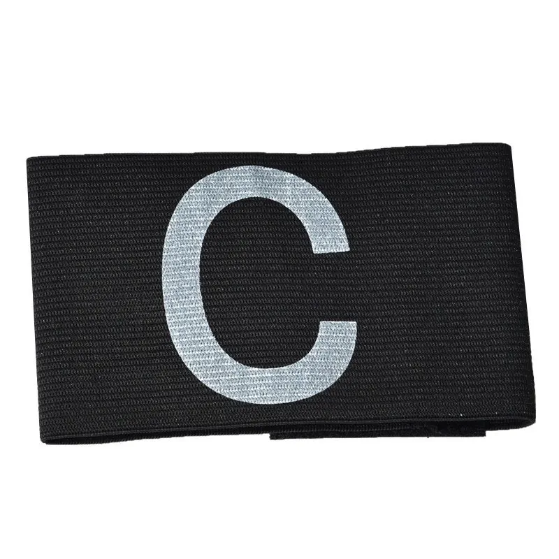 Football Match Captain C Word Mark Armband Paste Team Leader C Word Nylon Flexible For Soccer Sports Accessories Unisex