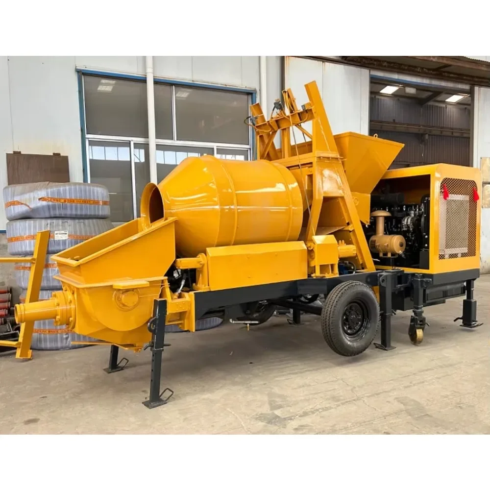 Distribute Pipe S valve Type concrete mixer and concrete pumps for hot sale