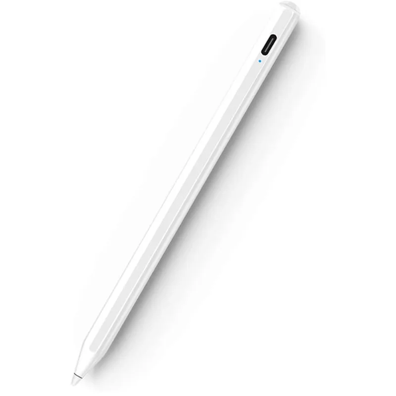 Stylus Pen para Apple Pencil 2, Stylus para iPad Pro 11, 12.9, 9.7, Air 3, Mini 5, Lápis Ativo Sem Delay, Drawing Pen, Branco