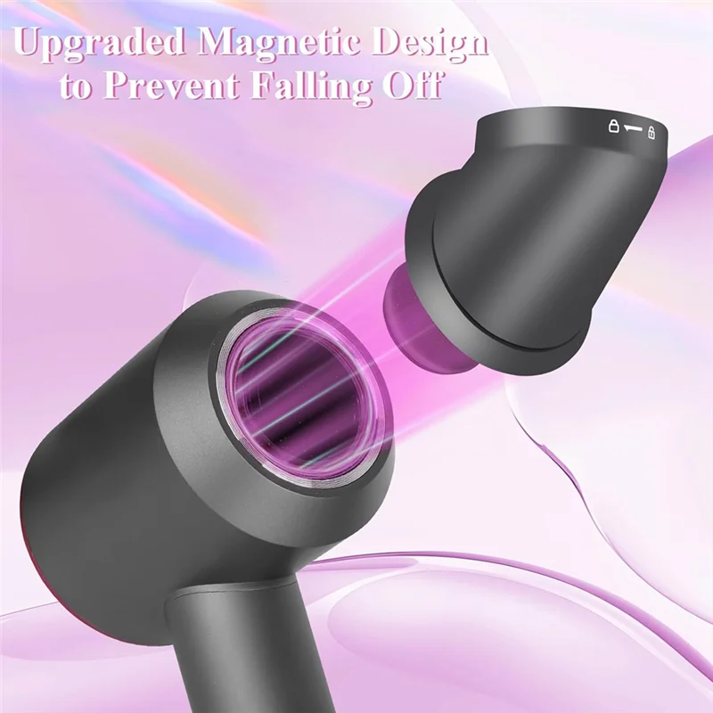 ABLE-สำหรับไดร์เป่าผมไดสัน ซูเปอร์โซนิค หัวเป่าทรงกรวยยาว และอะแดปเตอร์เชื่อมต่อแบบอัพเกรด พร้อมแปรงเพิ่มวอลลุ่มทรงกลม