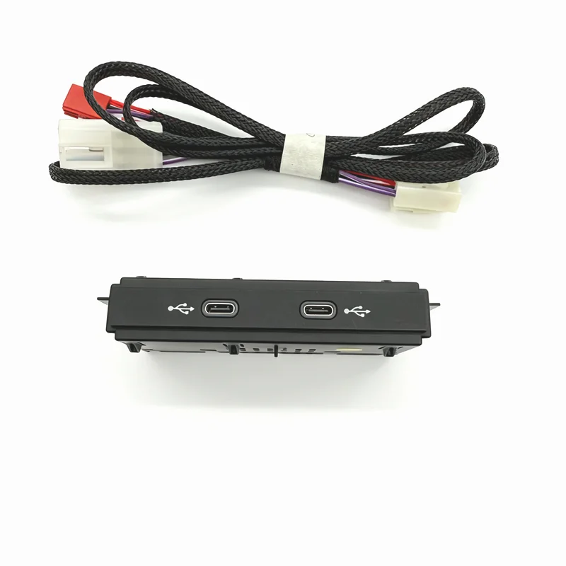 For VW Golf 8 MK8 Passat B9 Tiguan MK3 ID3 ID4 ID6 ID7 USB Type-C Front Fast Charging Switch 5NG 035 700 5NG035700