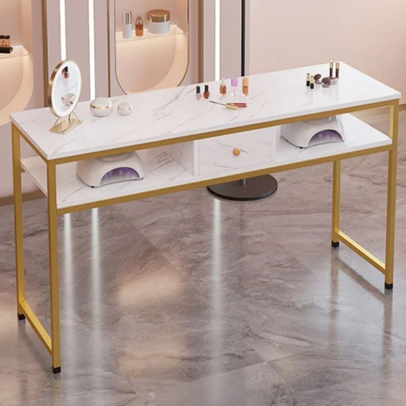 

Beauty Professional Manicure Table Drawer Nail Prosthetic Nailtech Manicure Table Makeup Mesita De Manicura Furniture Salons