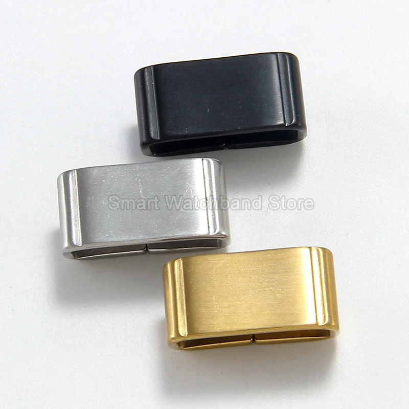 For Casio GA400/700/710 GA100/110/120 Stainless Steel Watch Strap Keeper Corrosion-Resistant Sweat Proof Satin Drawing Craft