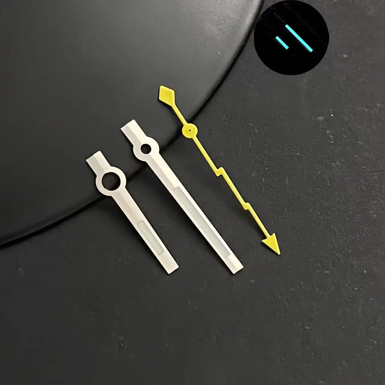 NH35 watch hands Lightning second hand series with blue luminescent for NH35/NH36/4R movement, watch replacement part