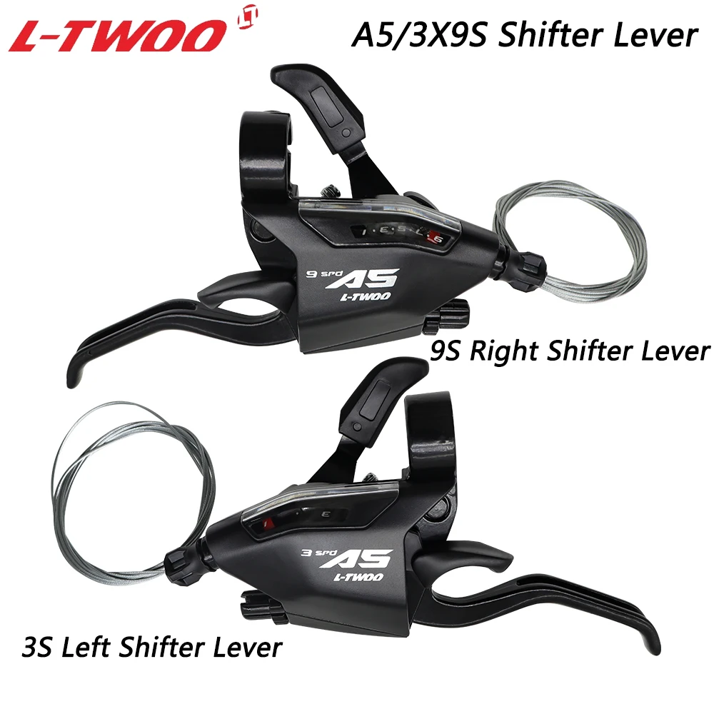 LTWOO A5 3X9 Speed MTB Groupset 9S Right Shifter Lever 3S Left Shifter Lever For Mountain Bike Compatible SHIMANO Bicycle Parts