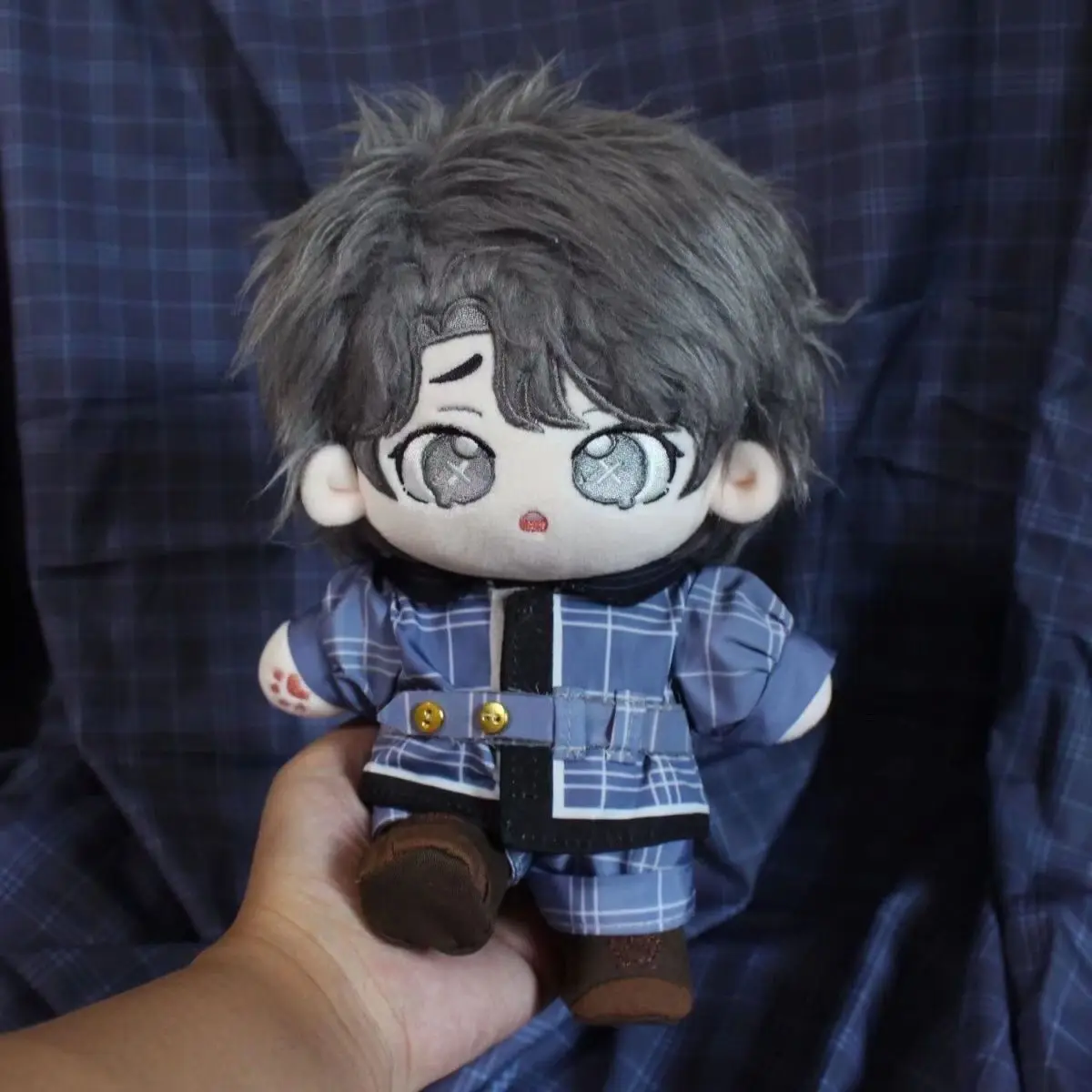 

20CM Identity V Embalmer Aesop Carl Plush Doll Body Adorable Cosplay Dress-up Clothes Cotton Doll Styffed Toy Birthday Xmas Gift