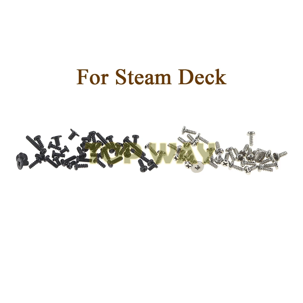 게임 콘솔 후면 커버 금속 나사 키트, 스팀 데크 수리 부품, 게임 액세서리, 2 세트