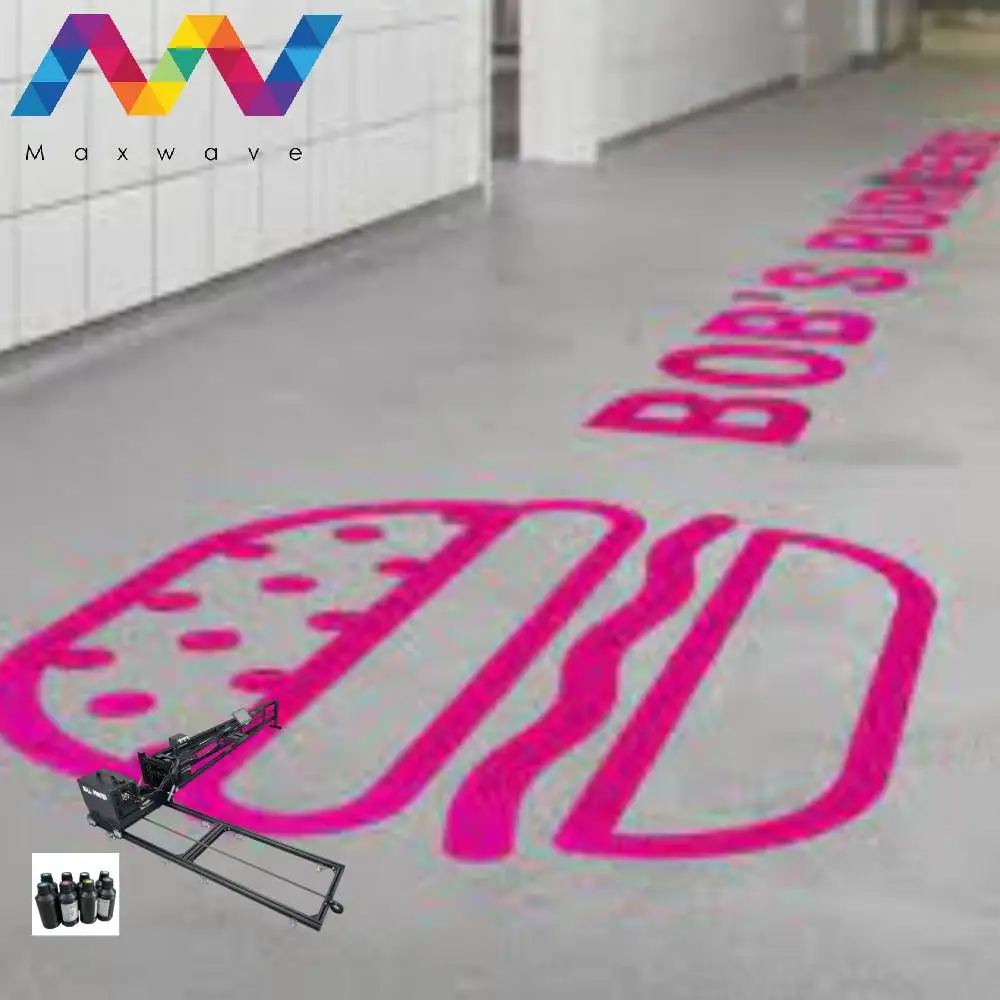 Imprimante murale verticale 2 en 1, machine d'impression murale pour sol et centre commercial, outil d'impression de logo publicitaire d'art mural