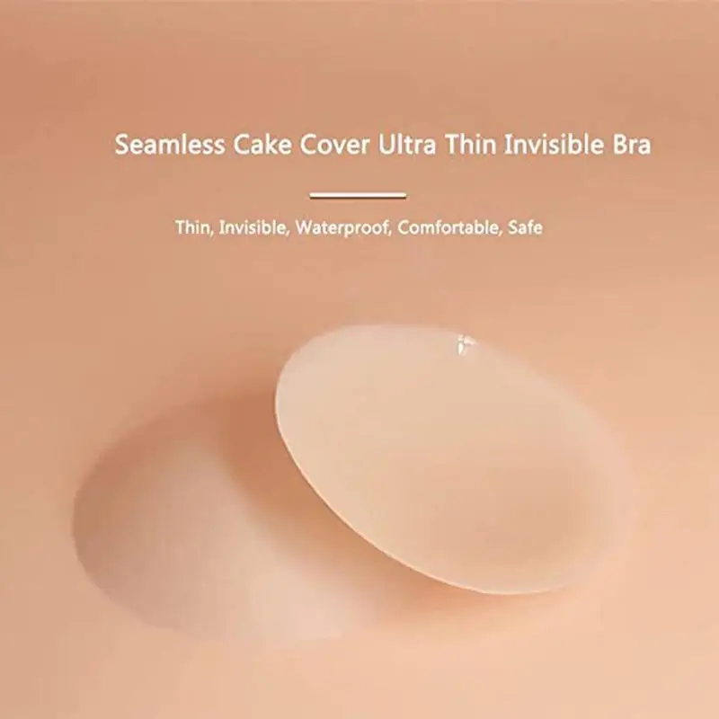 Invisible Silicone Bra Strapless Reusable Seamless Bras Easy To Remove Women's Underwear For Wearing Slip Dresses Bridesmaid