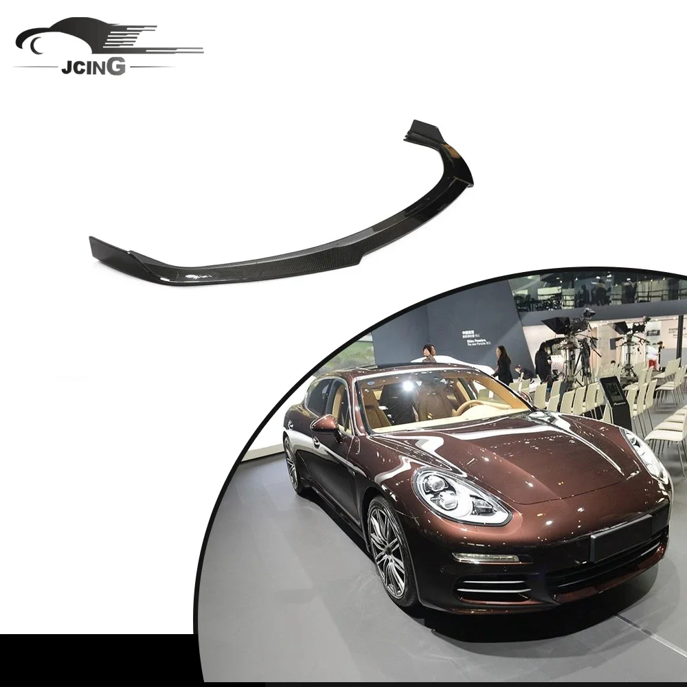 포르쉐 Panamera 970 Hatchback 4-Door 2014-2016 용 고정밀 탄소 섬유 앞 범퍼 립