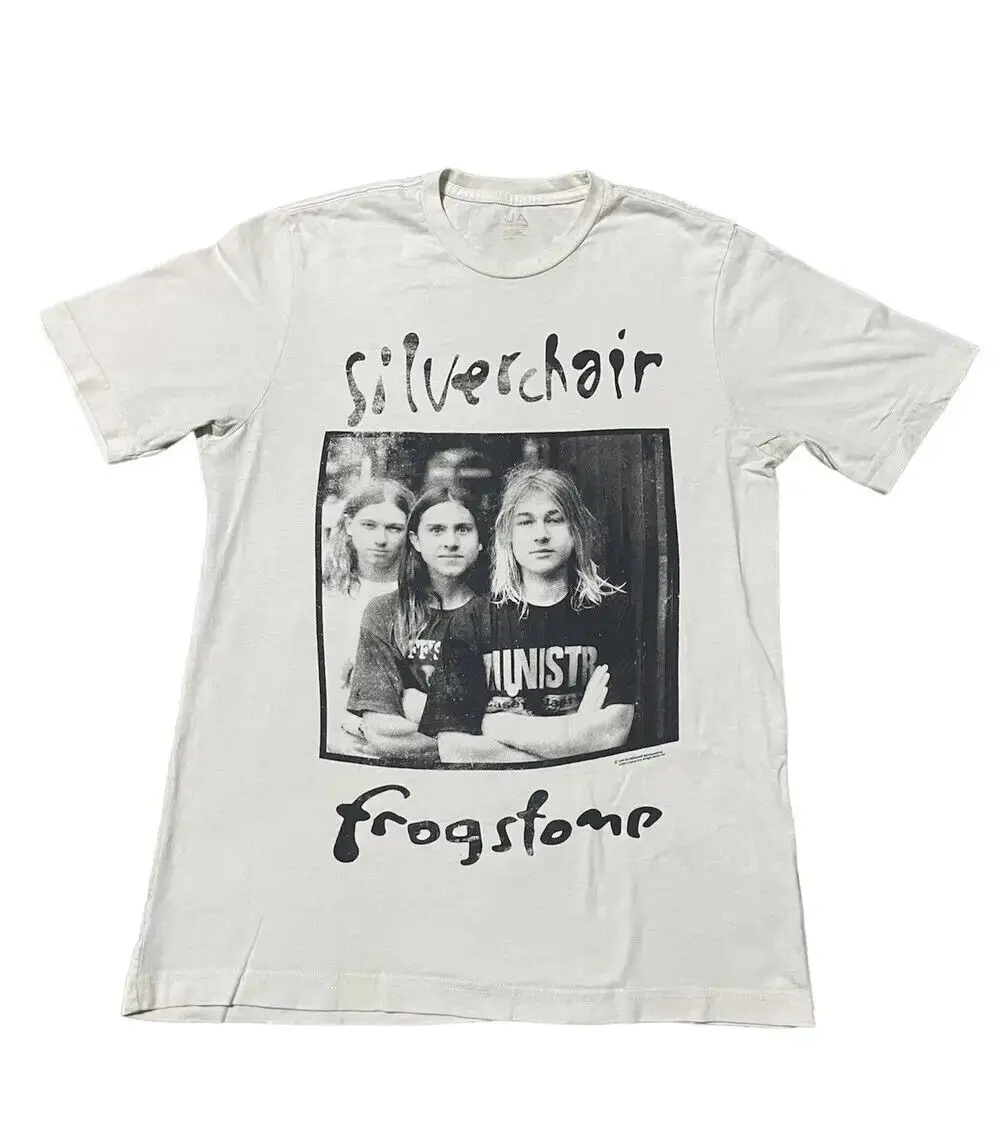 Silverchair Frogstomp graphic white color T Shirt unisex men women KTV6517