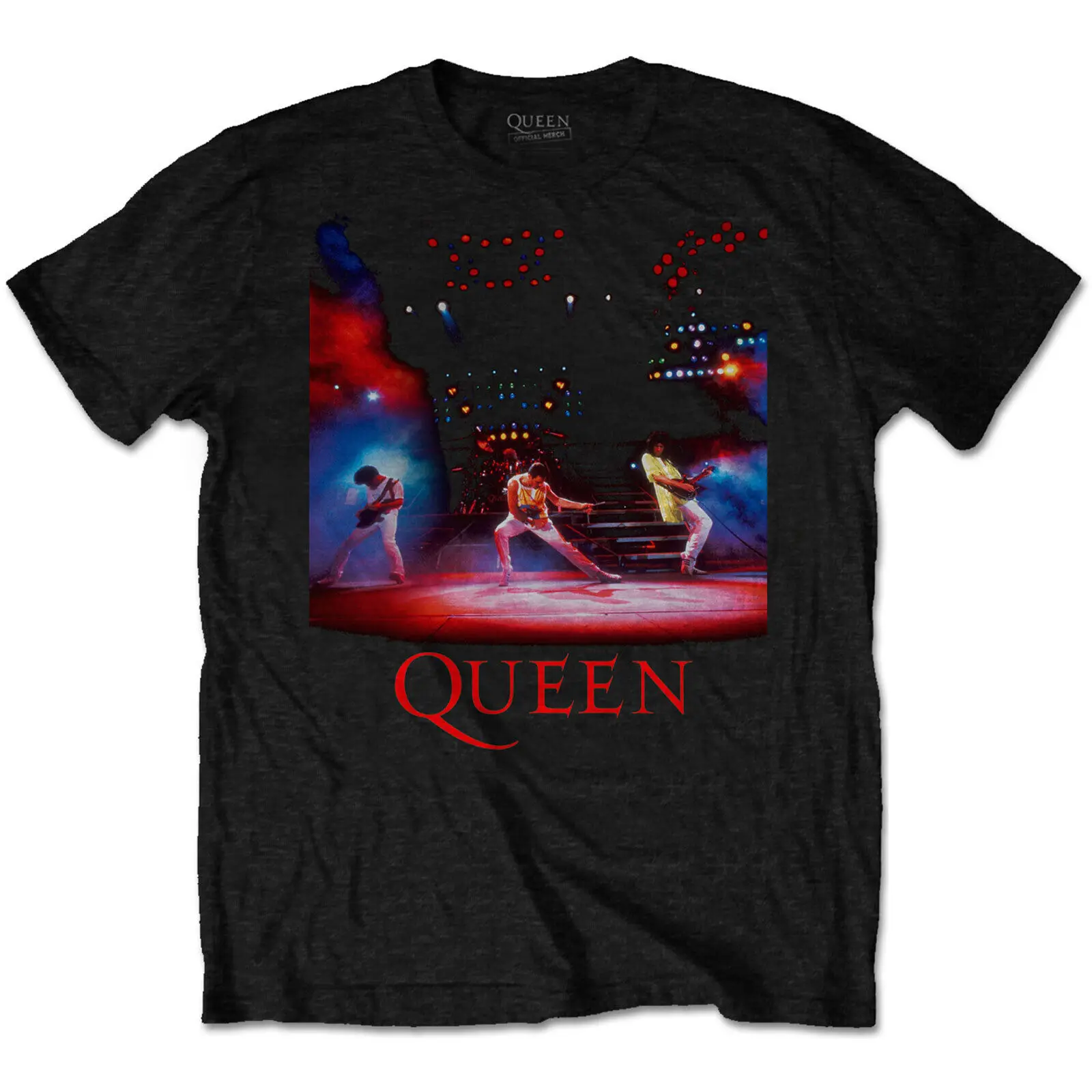 Queen T Shirt Live Shot Spotlight