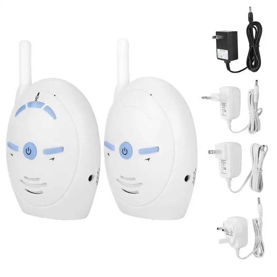 V20 2.4GHz Wireless Infant Baby Sound Monitor Nanny Babysitter Intercom Radio Camera Monitor With Mic Speaker