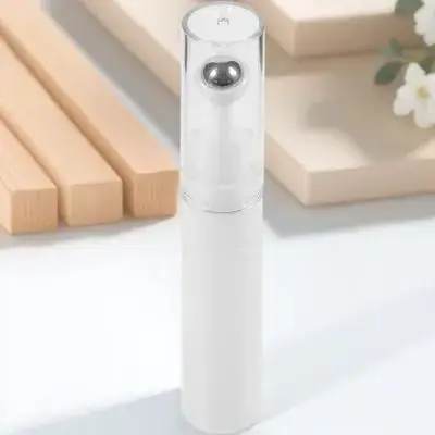 Aplicador de crema para ojos, botella de bola con rodillo, botella recargable de 15ml, dispensador de aceite esencial portátil para viaje, suero para ojos