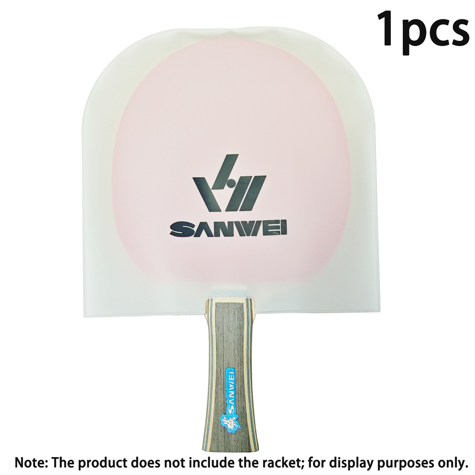  SANWEI Table Tennis Racket Cover Bag Ping Pong Rubber Protective Bag TPU Material Anti-Dust Anti-Oxidation Waterproof 1/2/4pcs