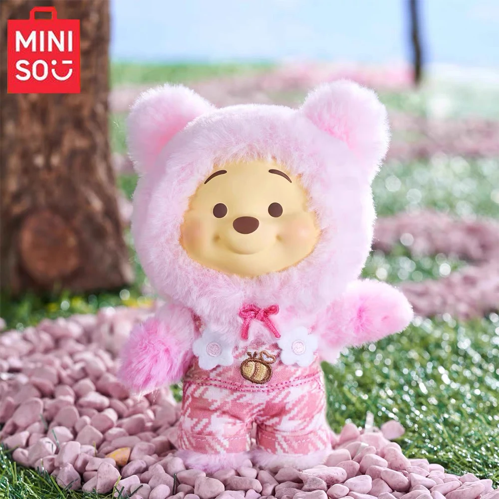 

MINISO Blind Box TOP TOY Disney Pooh Bear Candy Series Vinyl Doll Cute Collection Ornament Children's Toy Birthday Gift
