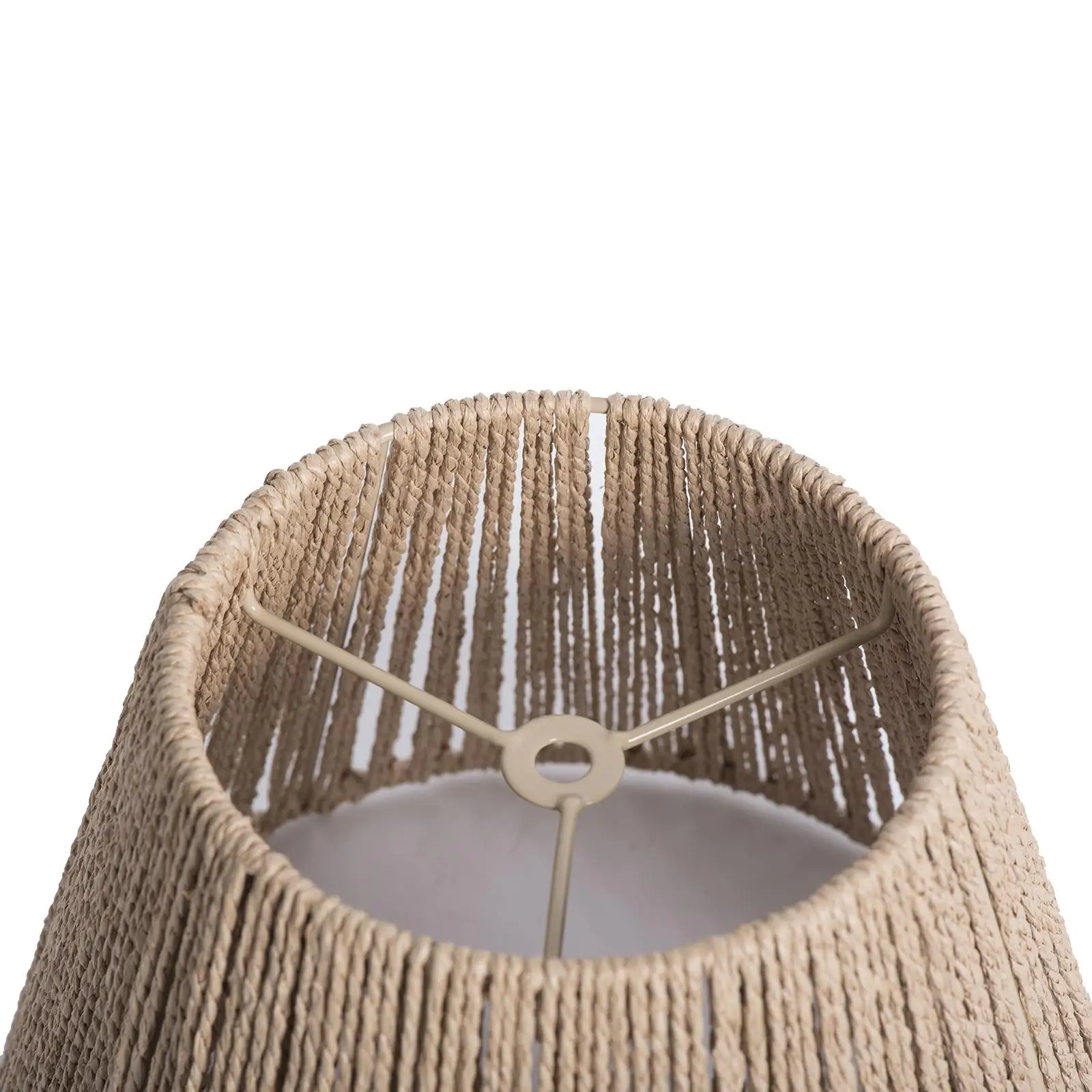 Woven Pendant Lamp Shade Pendant Light Fixture Accessories Hanging Lamp Shade for Cafe Bedroom Hotel Dining Table Restaurant