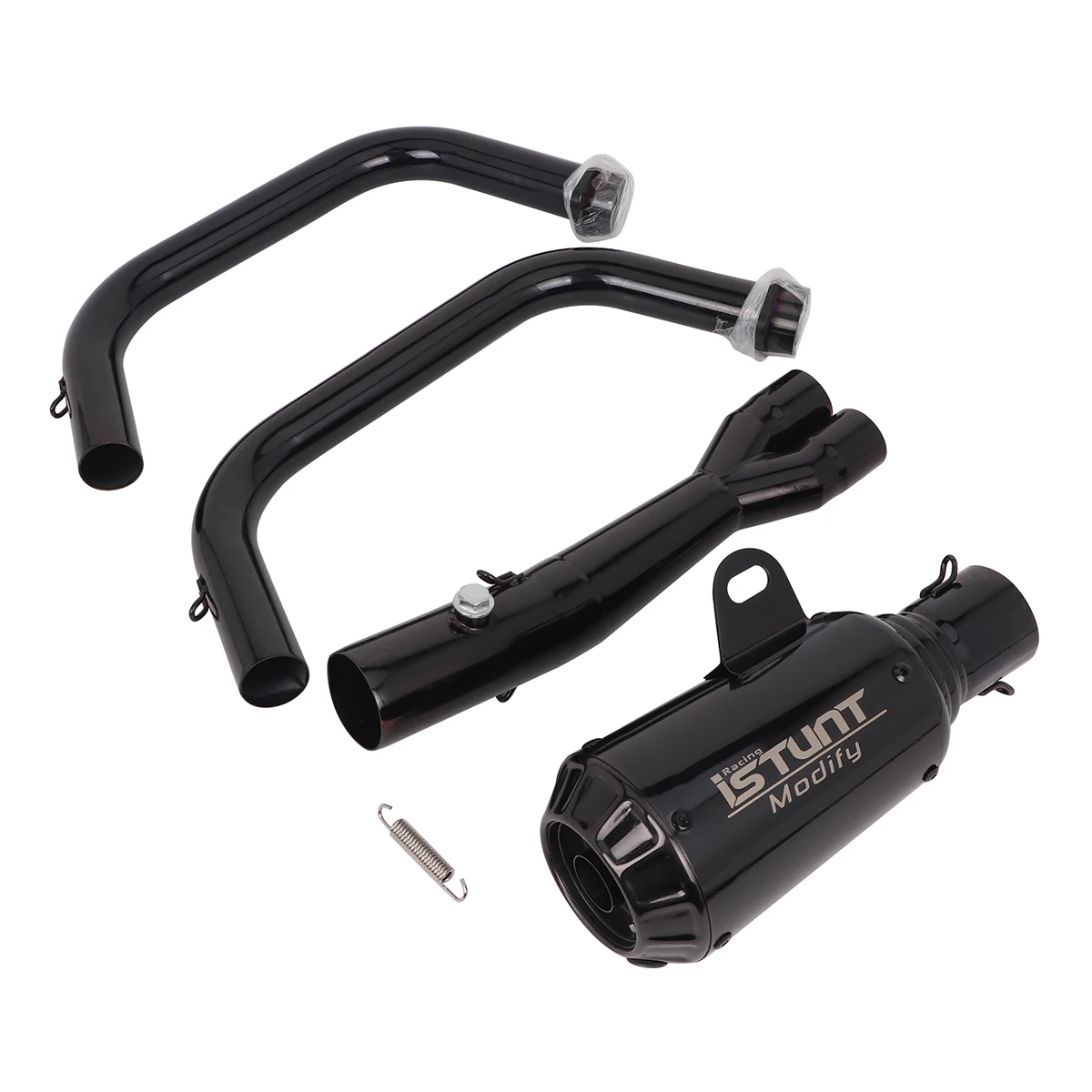 Slip On For Kawasaki Vulcan S650 VN650 EN650 All Years Motorcycle Exhaust Header Escape System VulcanS Exhaust Black Muffler