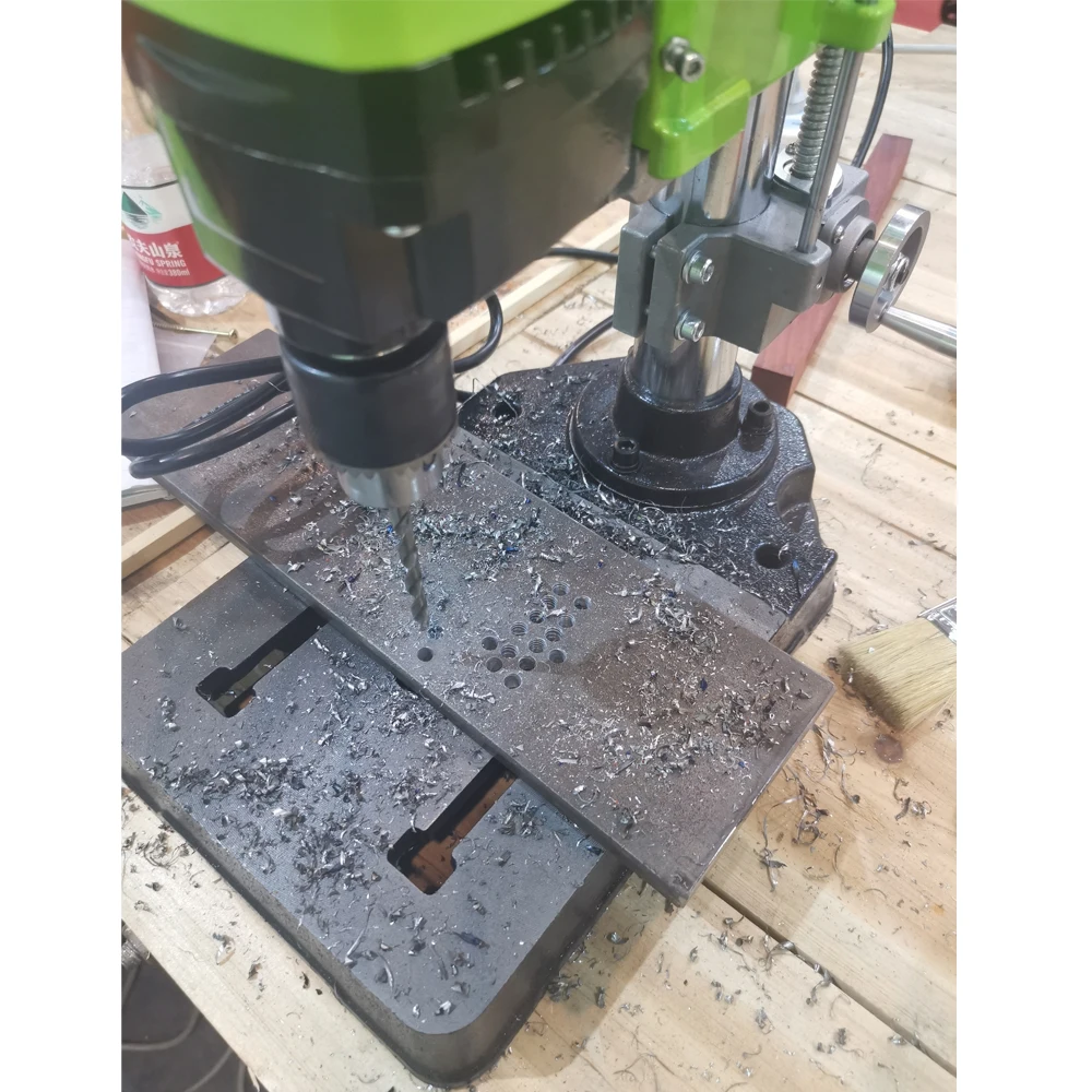 ALLSOME Soporte para taladro de banco Mini perforadora de banco eléctrica Portabrocas